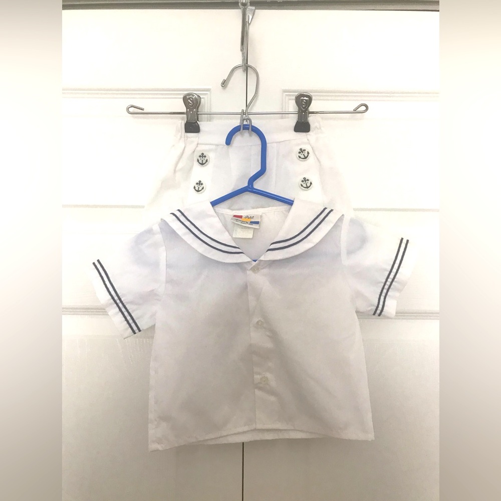 2 Piece Sailor Suit by Baby Togs sized 18 months